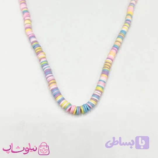 گردنبند زنانه فیمو با طرح هفت رنگ کد 30