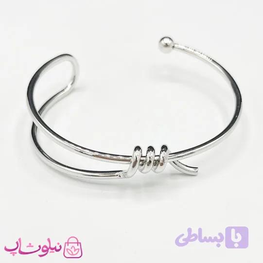 دستبند بنگل دخترانه طرحدار کد 60