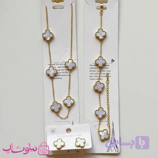 سرویس زنانه مدل ونکلیف سفید کد 3991