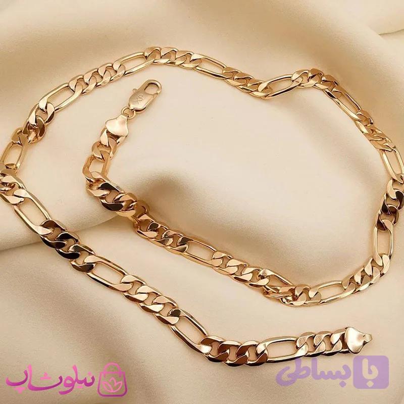 گردنبند زنانه و مردانه ژوپینگ طرح فیگارو کد 4075 — تصویر 1