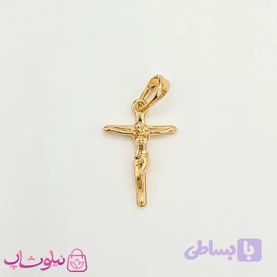 پلاک ژوپینگ مدل صلیب کوچک کد 799 — تصویر 1