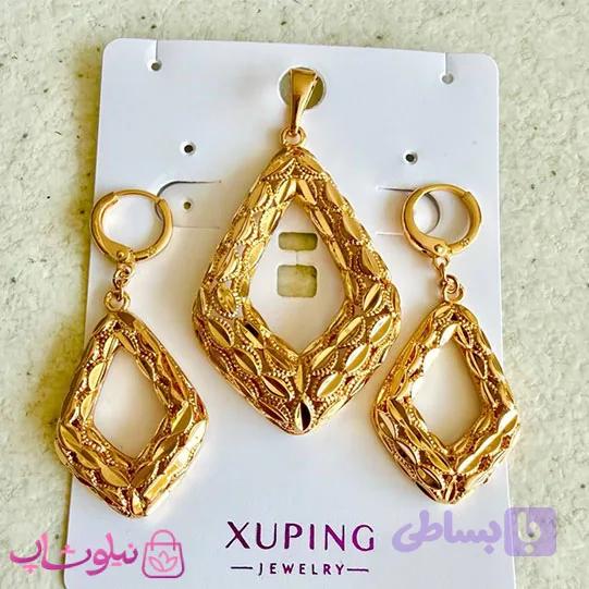 نیم ست زنانه ژوپینگ مدل لوزی نقشدار کد 9991