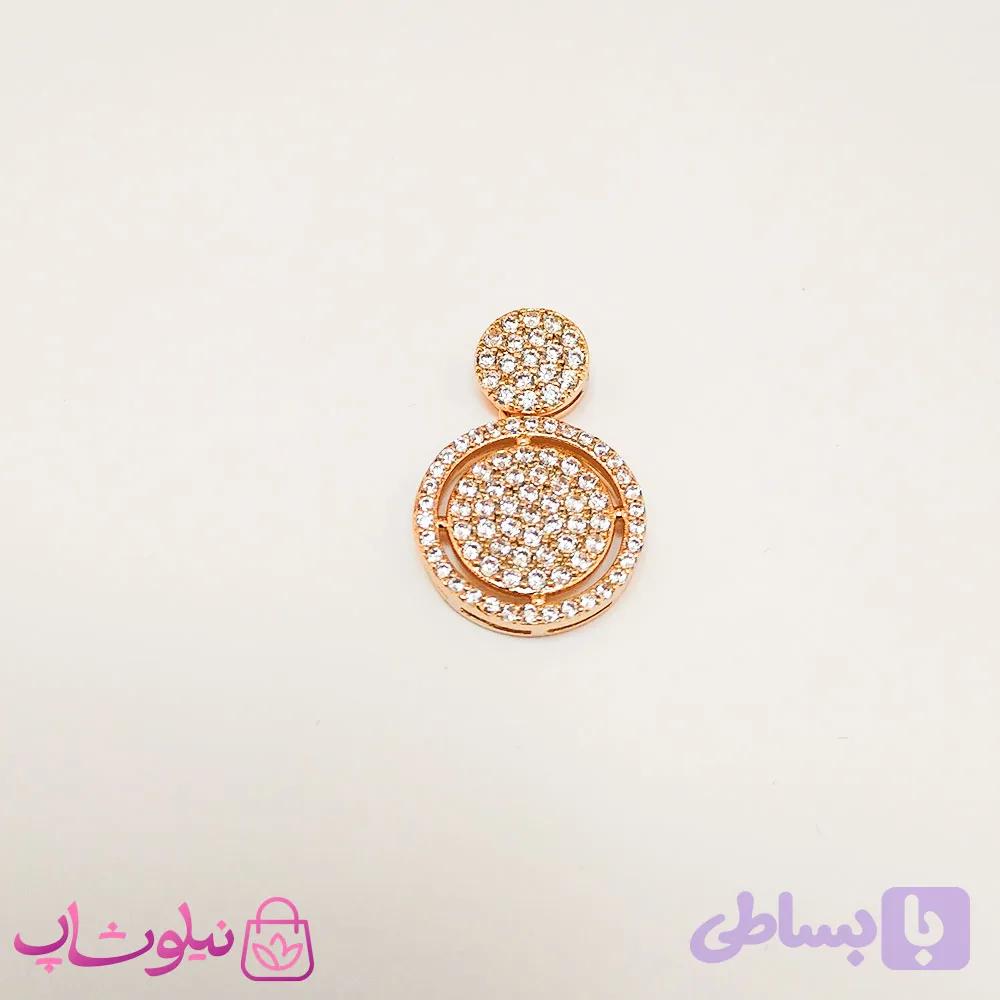 آویز گردنبند زنانه طلایی ژوپینگ کد 45
