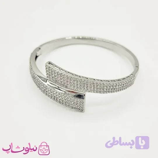 دستبند النگویی زنانه ژوپینگ پرنگین سایز 2 کد 4068-1