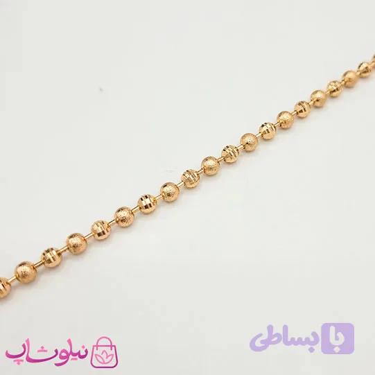 زنجیر زنانه ژوپینگ مدل آلبرنادو 50 سانت 4 میل کاملا شبیه طلا کد 800