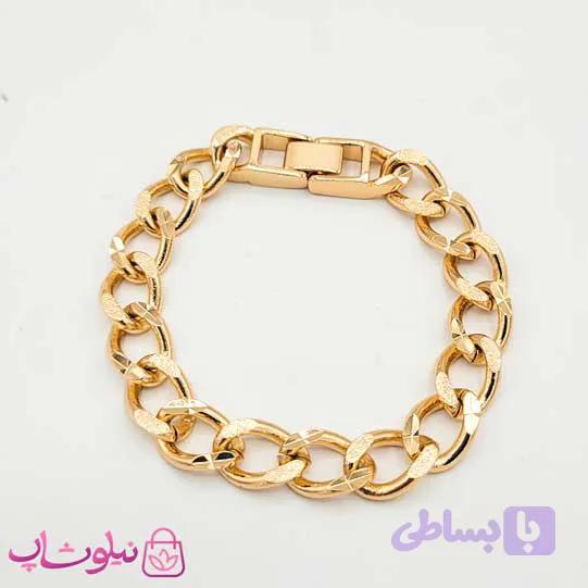 دستبند زنانه زنجیری ژوپینگ طرح کارتیه درشت — تصویر 1
