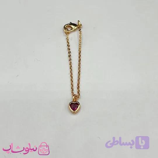آویز ساعت زنانه وای اس ایکس طرح قلب سرخ کد 899
