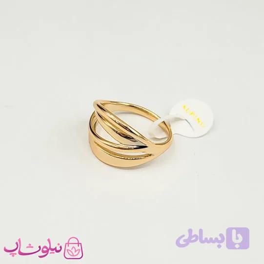 انگشتر زنانه ژوپینگ طرح طلا کد 991 — تصویر 1