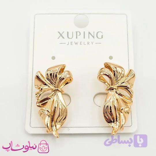 گوشواره زنانه ژوپینگ مدل پاپیون کد 741 — تصویر 1