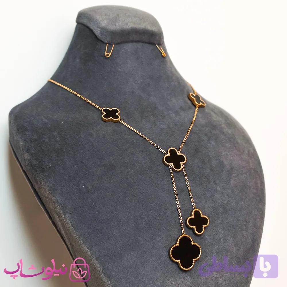 گردنبند زنانه استیل طرح ونکلیف — تصویر 1