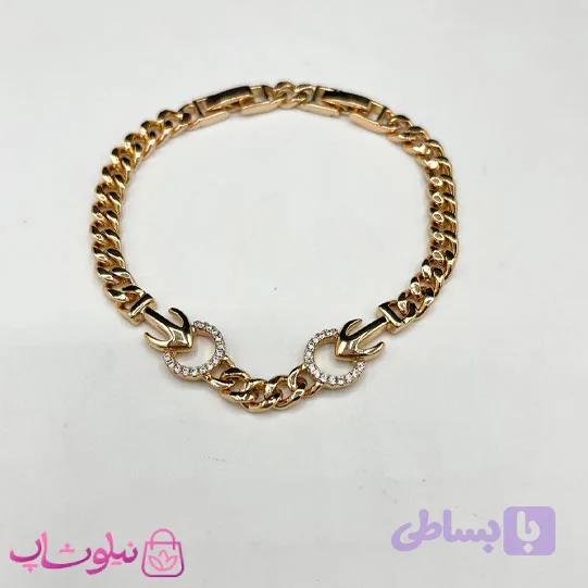 دستبند زنانه ژوپینگ زنجیری طرح لنگر کد 280