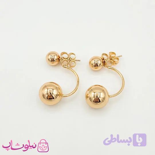 گوشواره زنانه ژوپینگ مدل توپی کد 1598