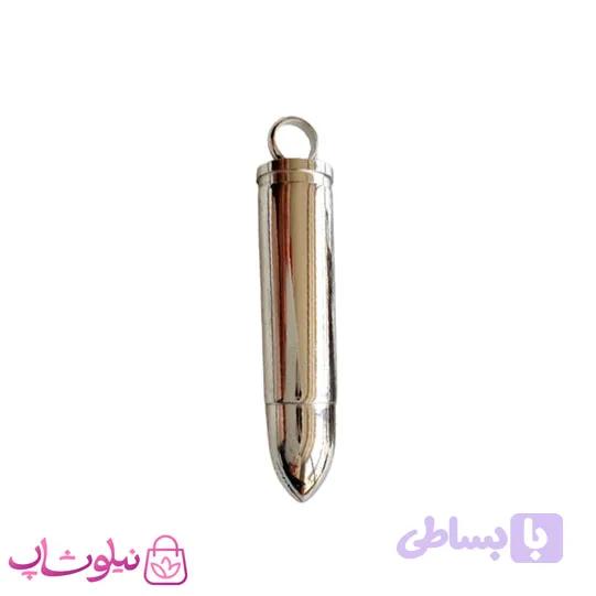 پلاک فشنگ نقره ای استیل کد 1791 — تصویر 1