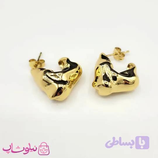 گوشواره دخترانه فانتزی با قفل میخی کد 1191