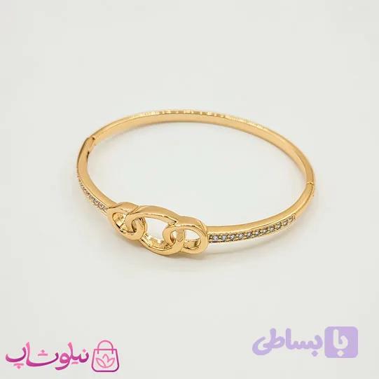 دستبند النگویی ژوپینگ ظریف سایز 2 کد 156 — تصویر 1
