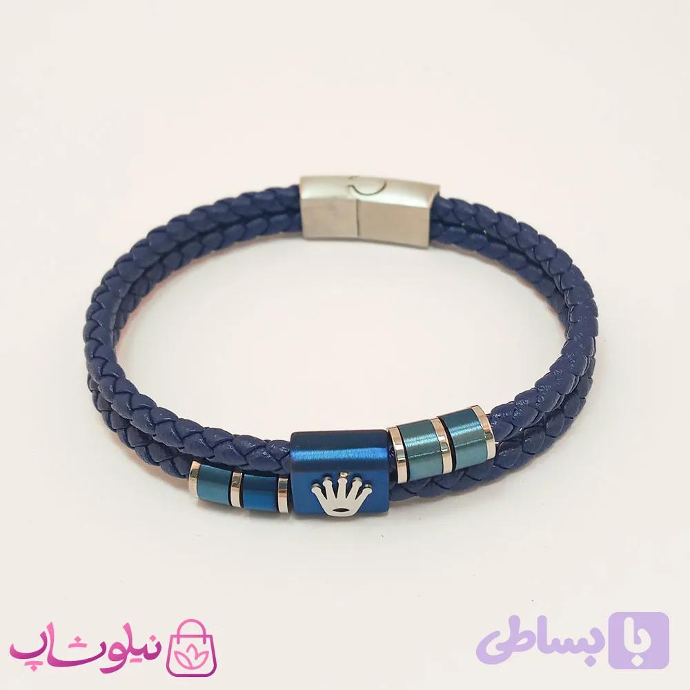 دستبند اسپرت و استیل مردانه برند رولکس کد 2564-1 — تصویر 1
