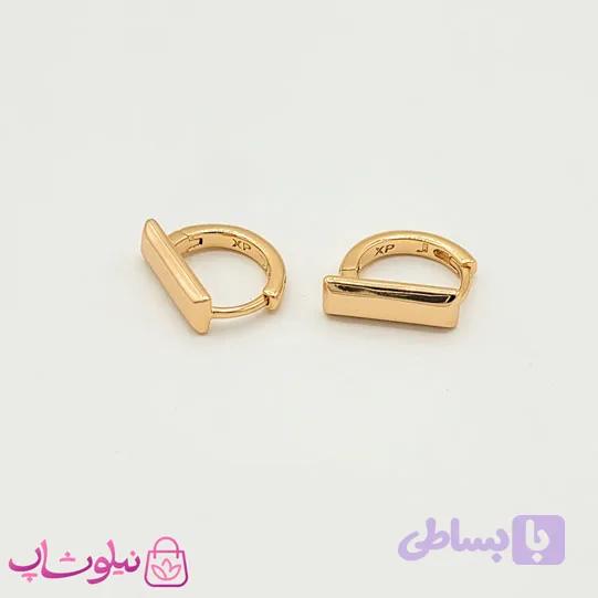 گوشواره دخترانه حلقه ای ظریف ژوپینگ کد 571