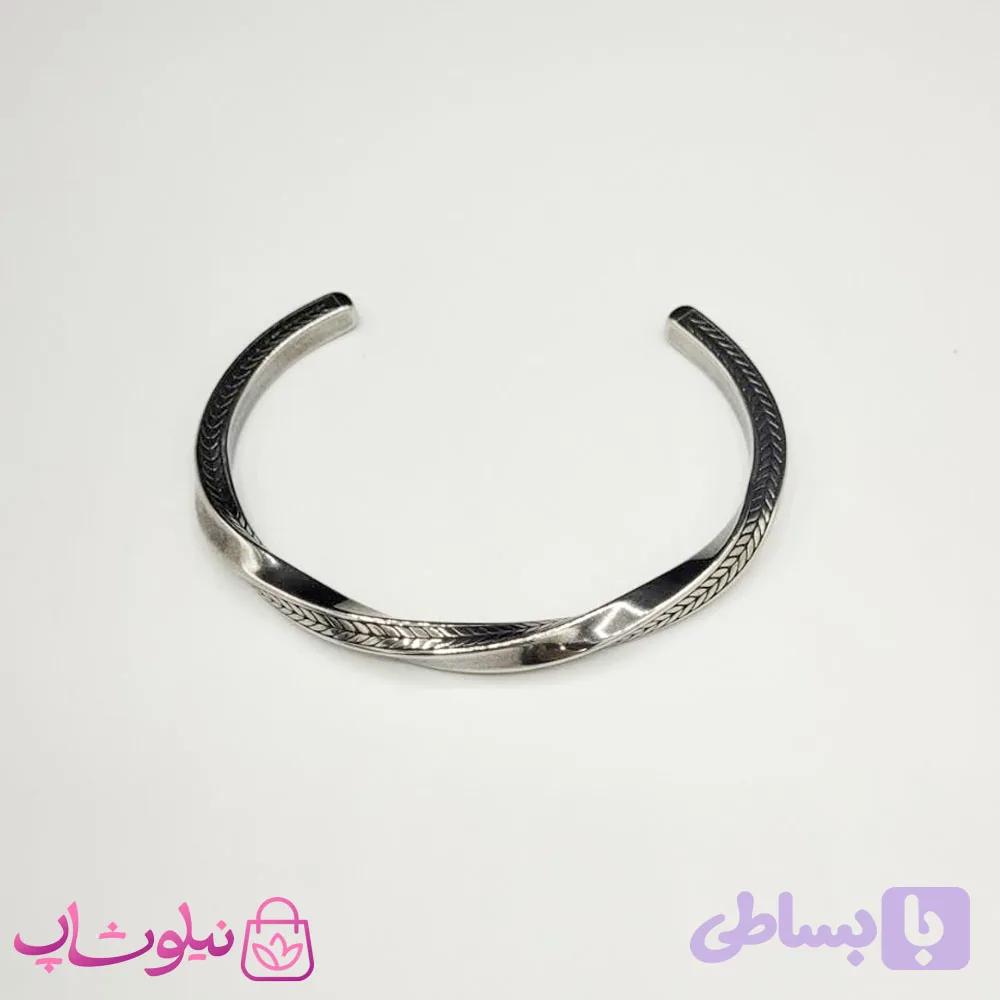 بنگل پیچ مردانه استیل مدل منهتن کد ۴۲۰