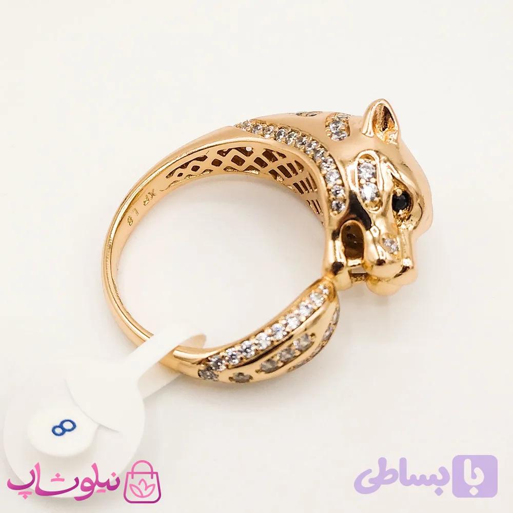انگشتر زنانه ژوپینگ طرح ببر کد 2273