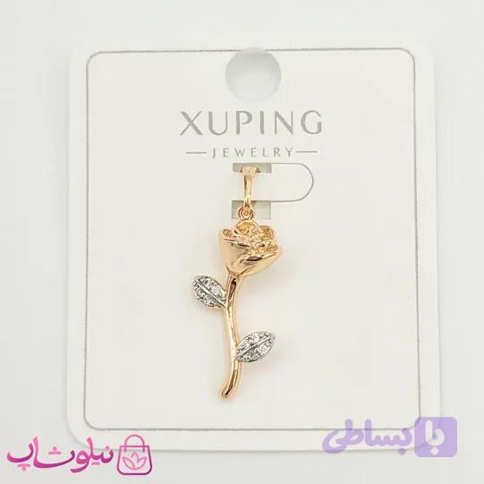 پلاک دخترانه ژوپینگ طرح شاخه گل