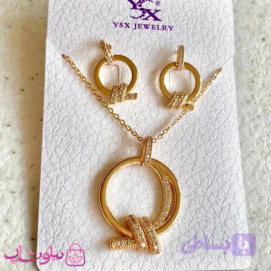 نیم ست زنانه YSX مدل گره تیفانی
