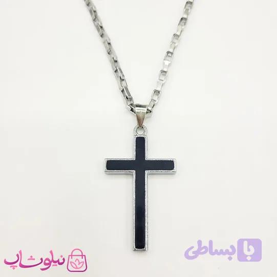 گردنبند پسرانه طرح صلیب