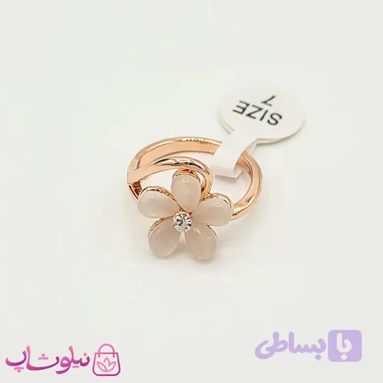 انگشتر دخترانه برند کلیو Clio فرانسه طرح گل کد 172