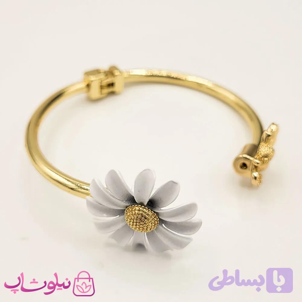 دستبند زنانه طرح گل بابونه — تصویر 1