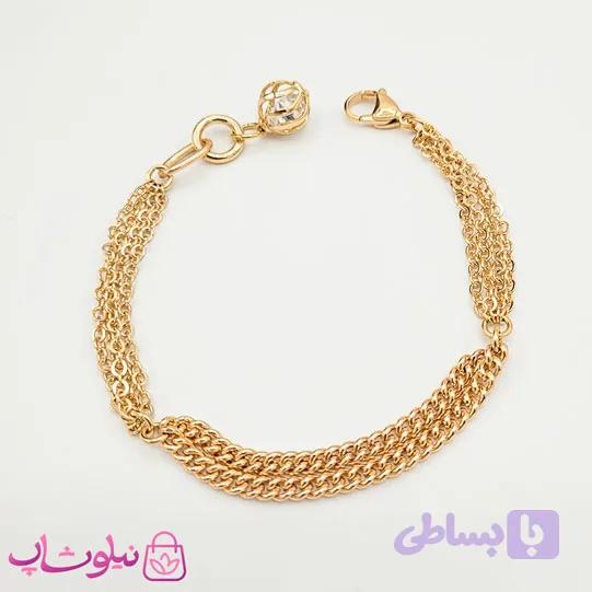 دستبند دخترانه ژوپینگ چند زنجیری کد 132 — تصویر 1