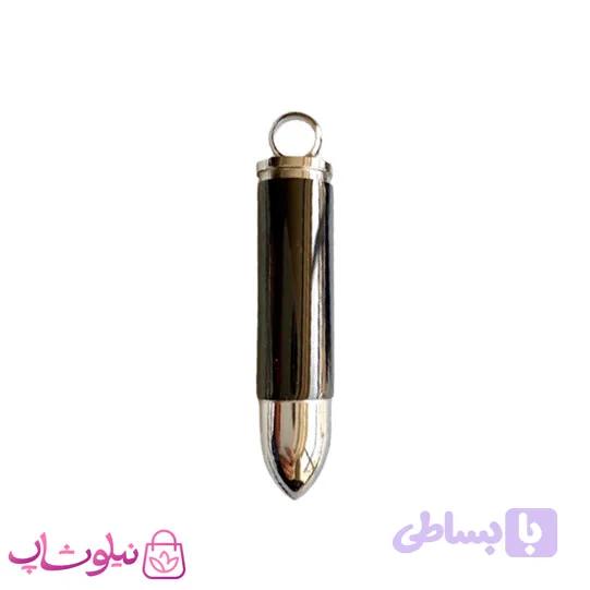 پلاک فشنگ مشکی استیل کد 1791 — تصویر 1