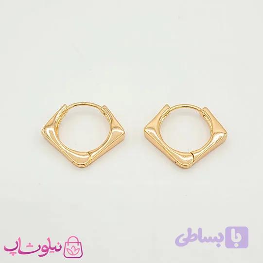 گوشواره دخترانه ژوپینگ ضلعدار کد 721