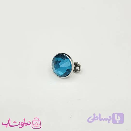پیرسینگ میکرودرمال بدن مدل نگین آبی کد 130