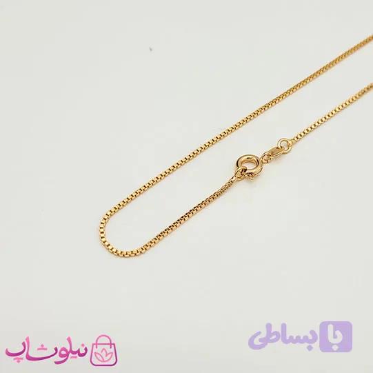 زنجیر زنانه ژوپینگ طرح ایتالیایی 35 سانت کد 1291