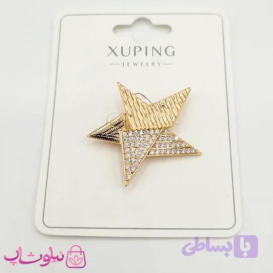 سنجاق سینه ژوپینگ مدل ستاره نامنظم کد 1491