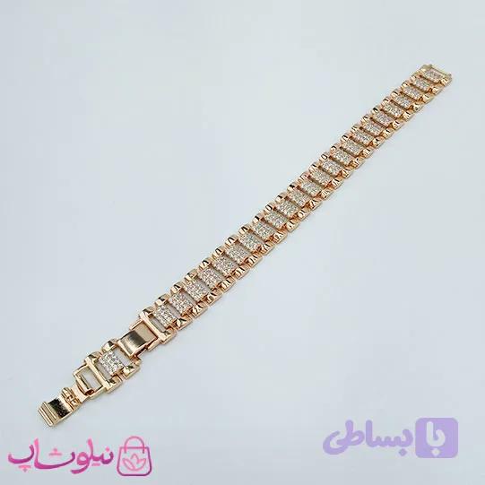 دستبند زنانه ژوپینگ مدل Rolex نگیندار کد 5991 — تصویر 1