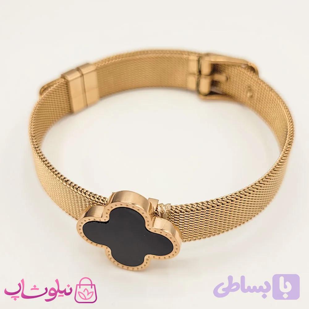 دستبند دخترانه ونکلیف طرح بند ساعت — تصویر 1