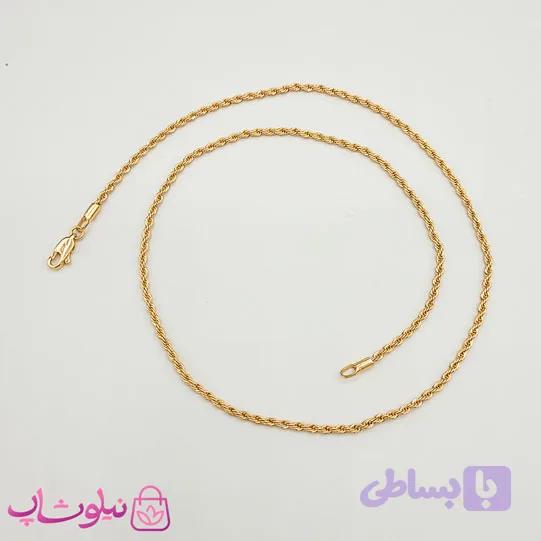 زنجیر طنابی ژوپینگ طول 45 سانت عرض 3 میل کد 6991 — تصویر 1