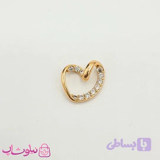 پلاک دخترانه ژوپینگ مدل قلبی کد 791