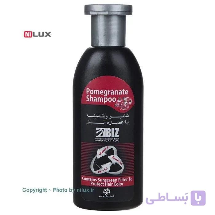 شامپو سر ویتامینه بیز حاوی عصاره انار وزن 300 گرم