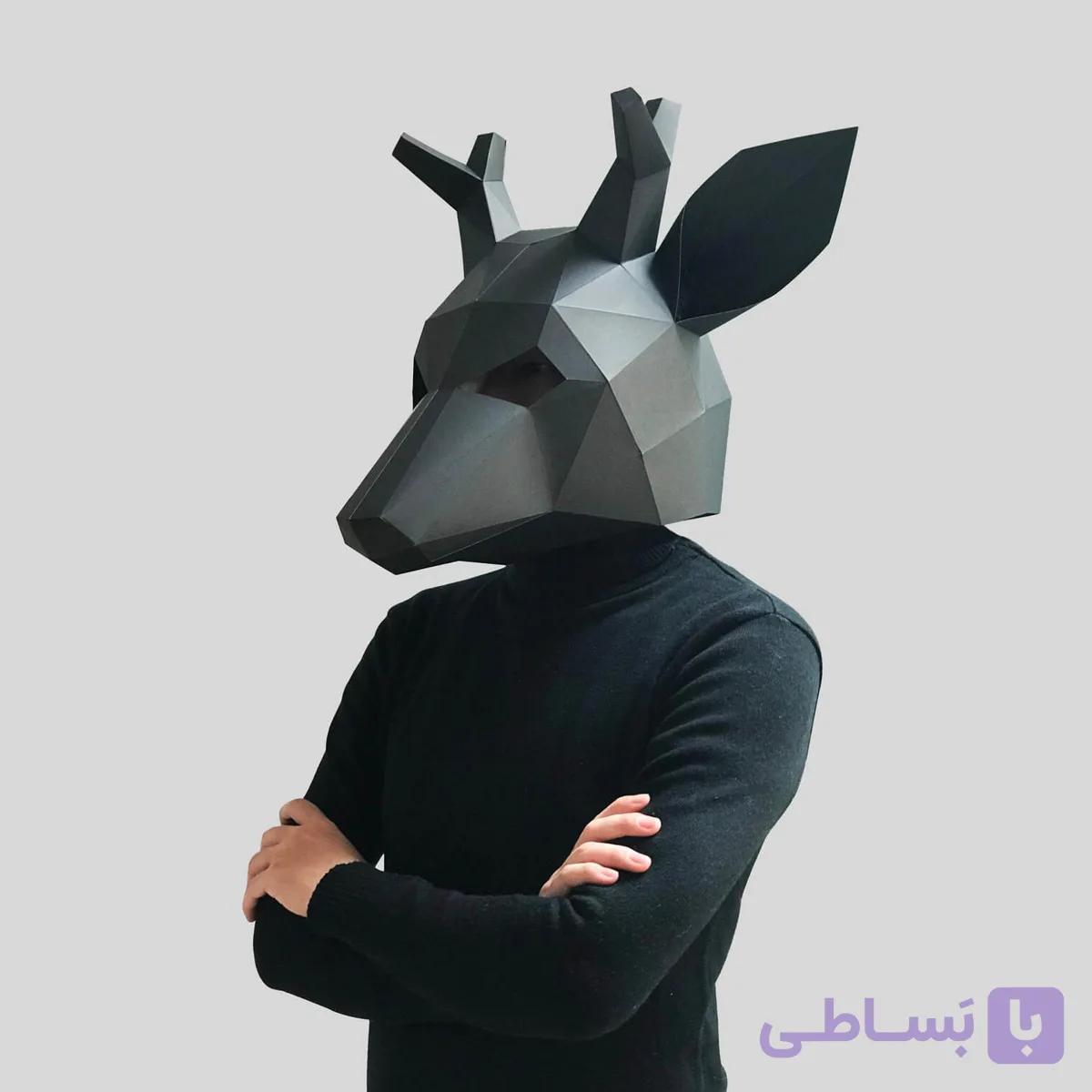 ماسک صورت اوریگامی گوزن — تصویر 1