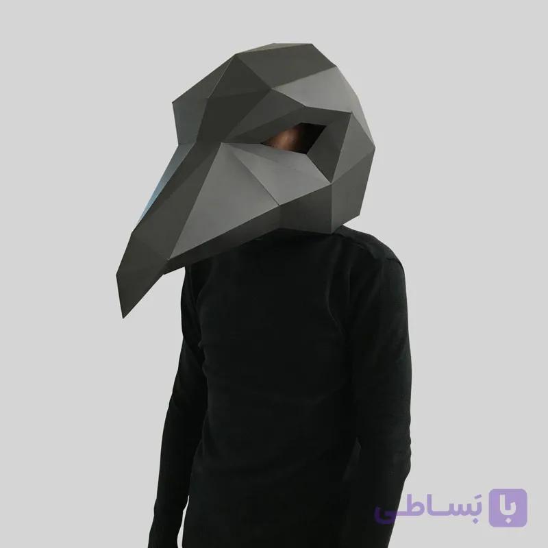 ماسک صورت اوریگامی کلاغ — تصویر 1