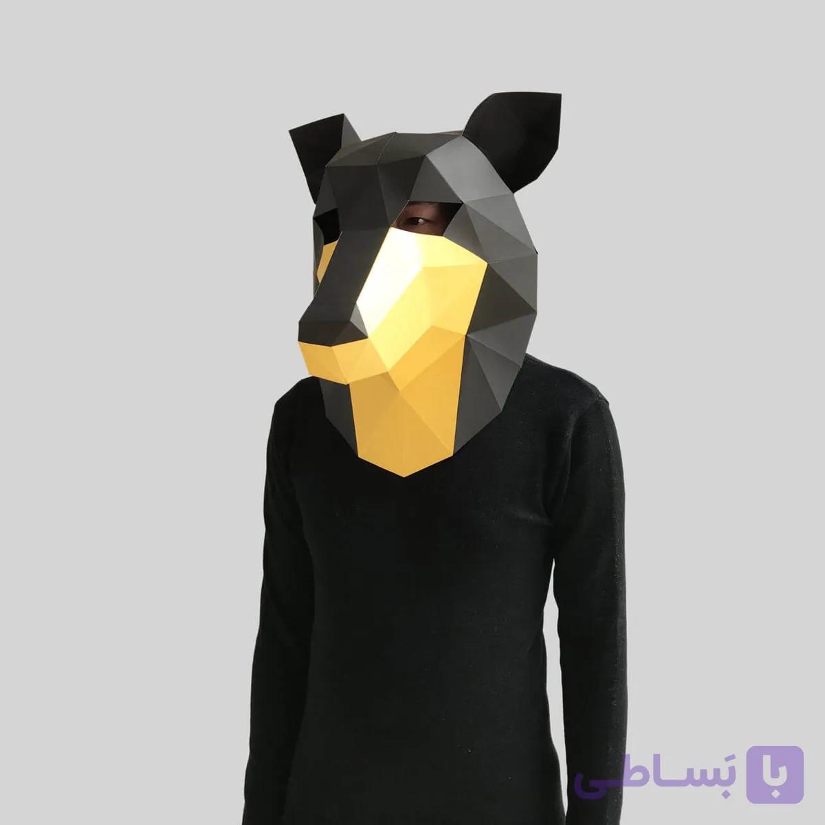 ماسک صورت اوریگامی سگ راف کولی — تصویر 1