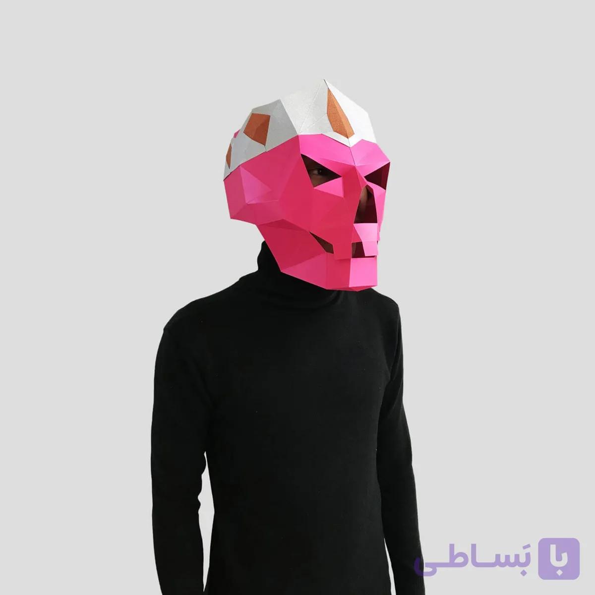 ماسک صورت اوریگامی جمجمه ملکه — تصویر 1