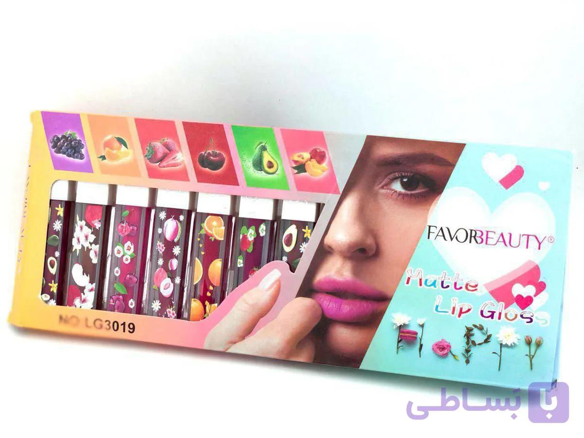 پک رژ لب مایع طرح میوه فیور بیوتی — تصویر 1