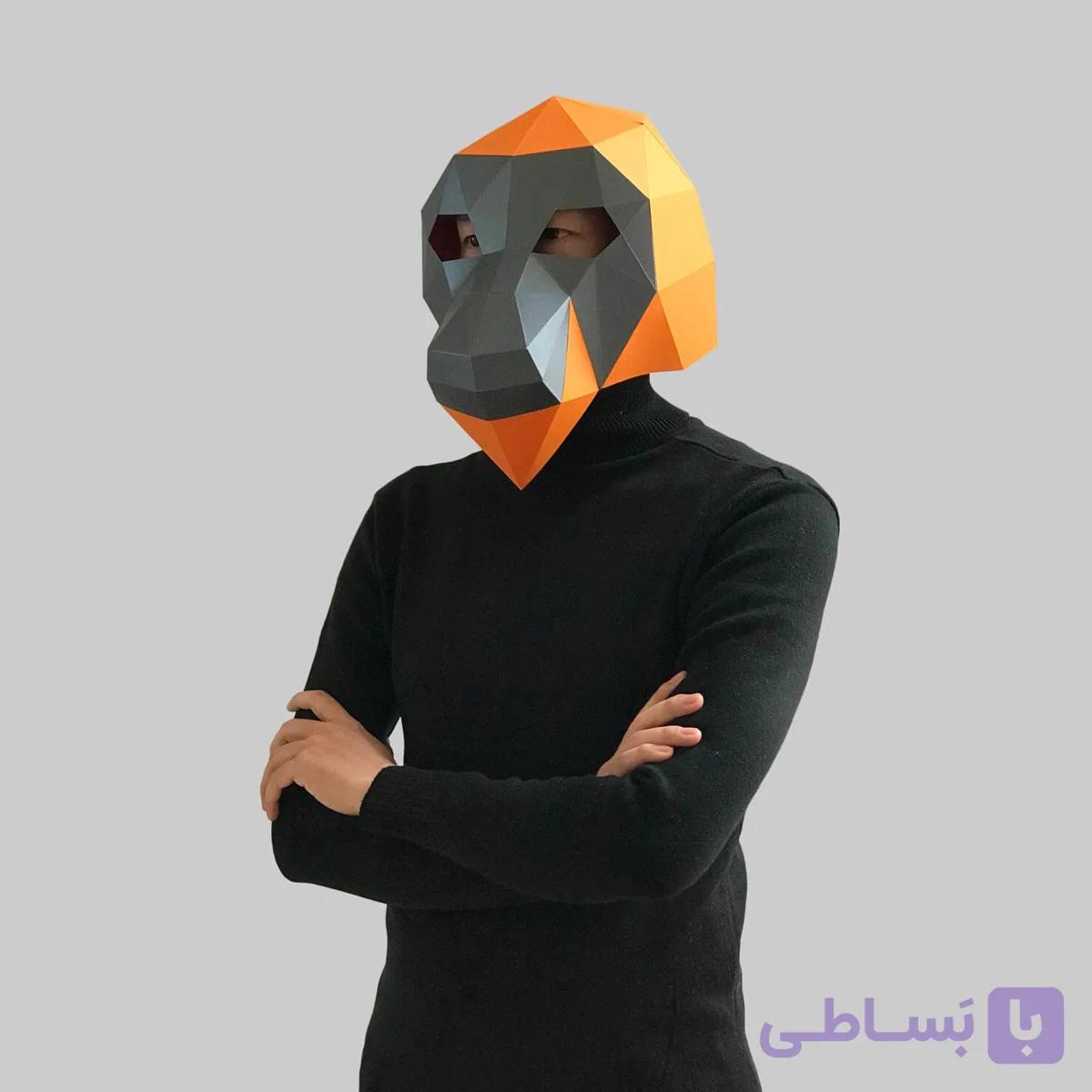 ماسک اوریگامی اورانگوتان — تصویر 1