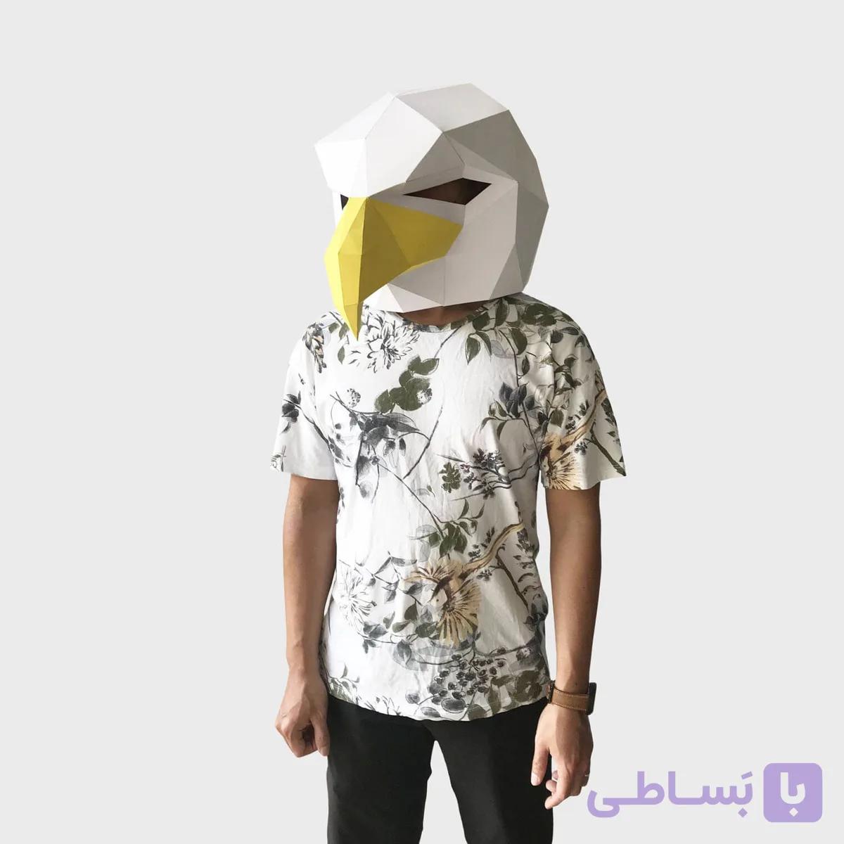 ماسک اوریگامی عقاب — تصویر 1