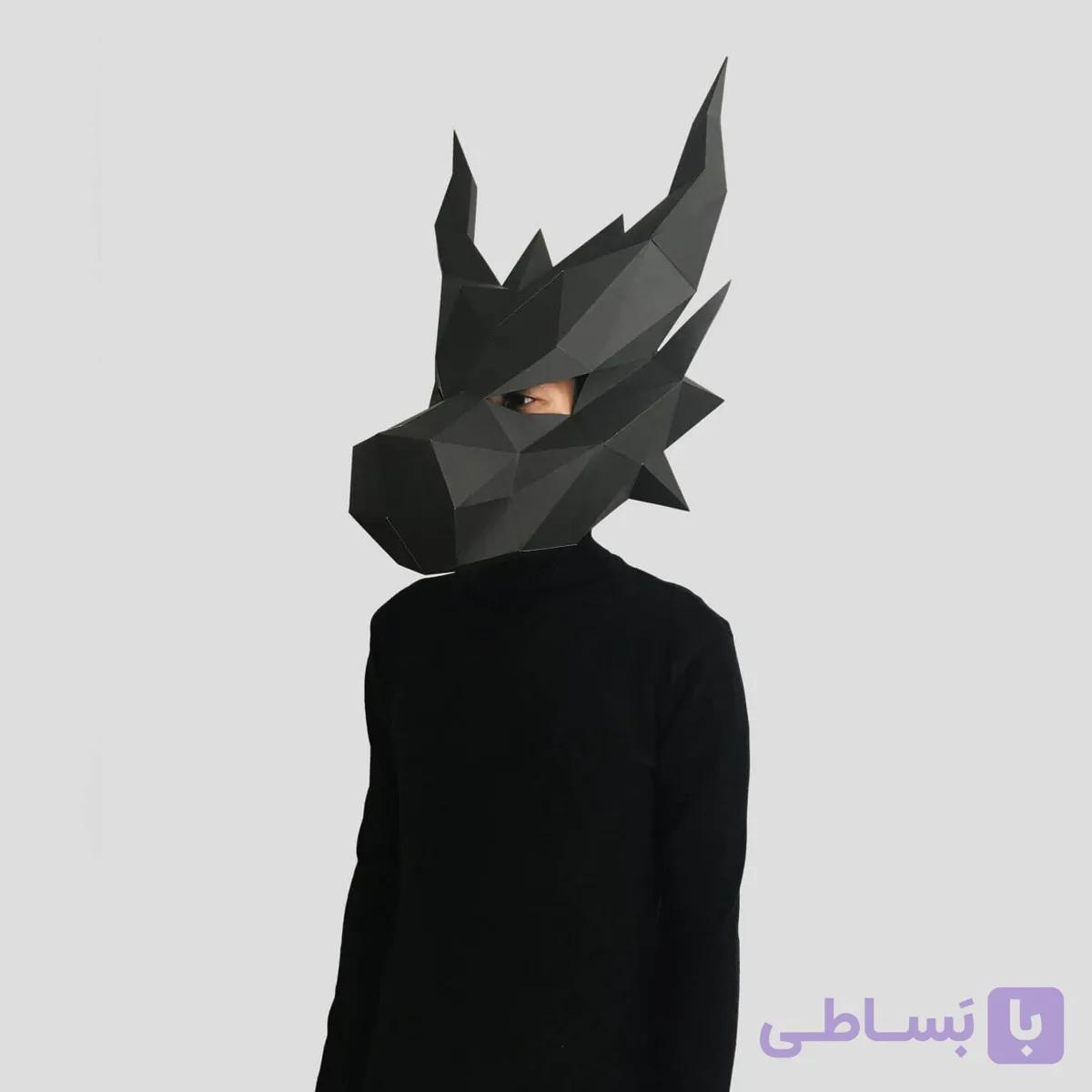 ماسک صورت اوریگامی دراگون — تصویر 1