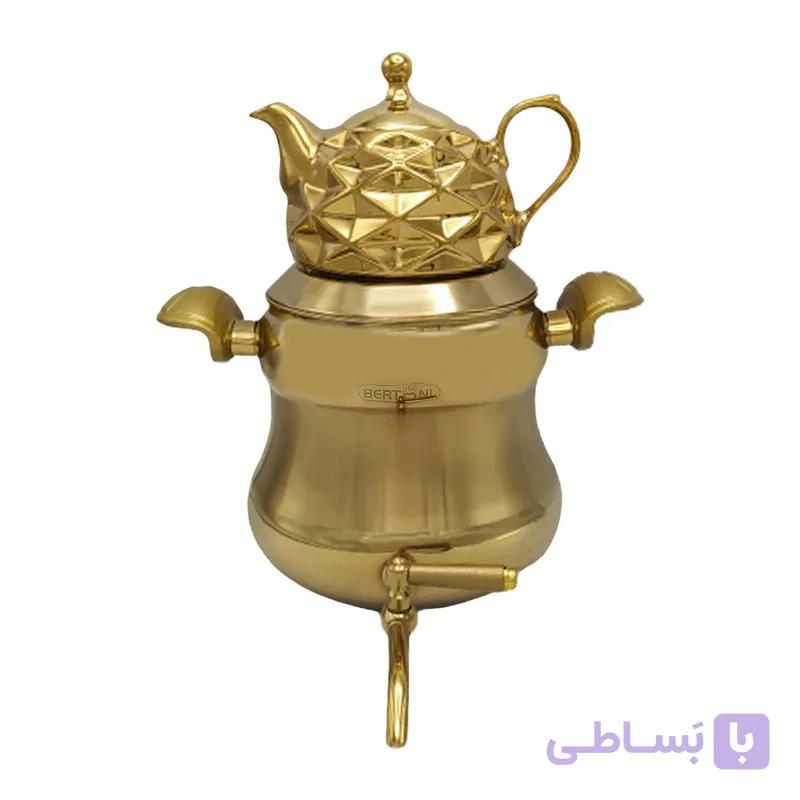 ست کتری و قوری برتونی طلایی مدل 1027