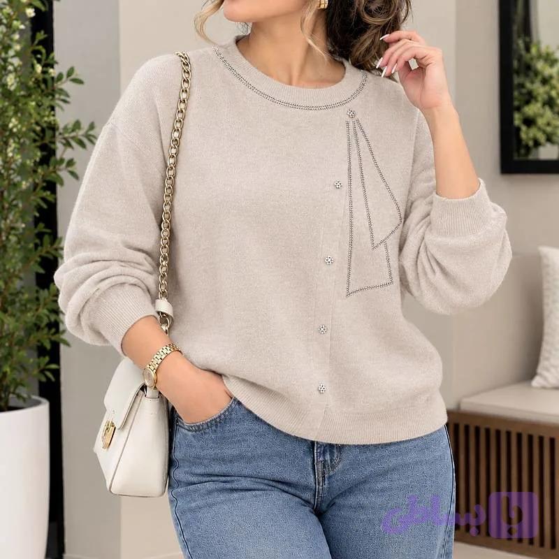 بلوز بافت گپ زنانه وارداتی ترک /کد20928 — تصویر 1