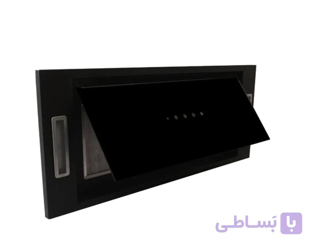 هود مخفی آشپزخانه شیشه‌ای لمسی و کنترلی 70×30 سانتی‌متر | اقتصادی و باکیفیت